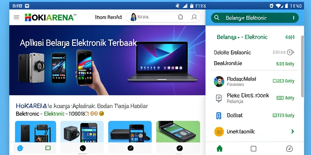 Tampilan antarmuka aplikasi HOKIARENA yang modern dan menarik.