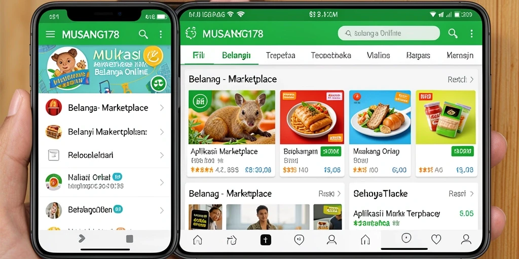 Antarmuka menarik dan mudah digunakan di MUSANG178.